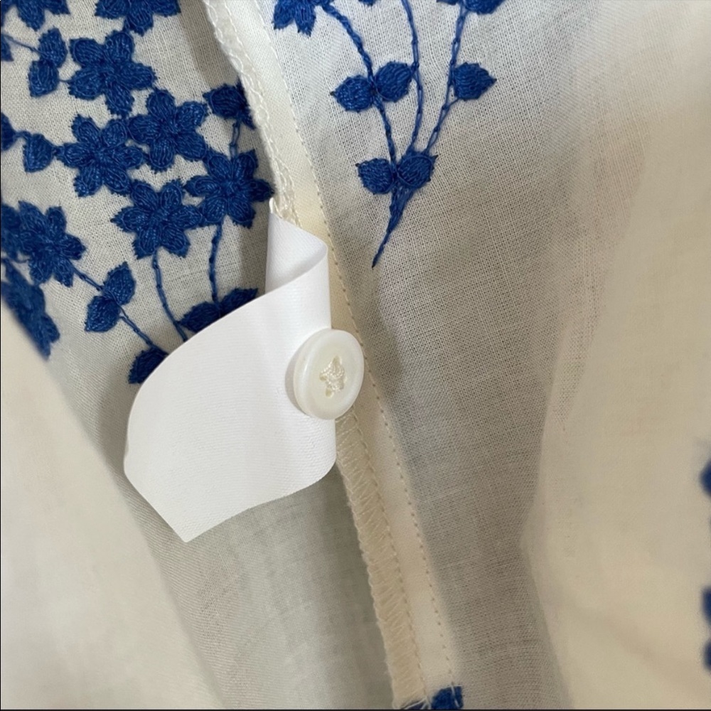 Zara Flower Embroidered shirt - Picture 5 of 5